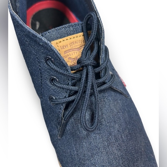 Levi’s Denim Boots Like New Men’s Size 8.5 - Picture 2 of 7